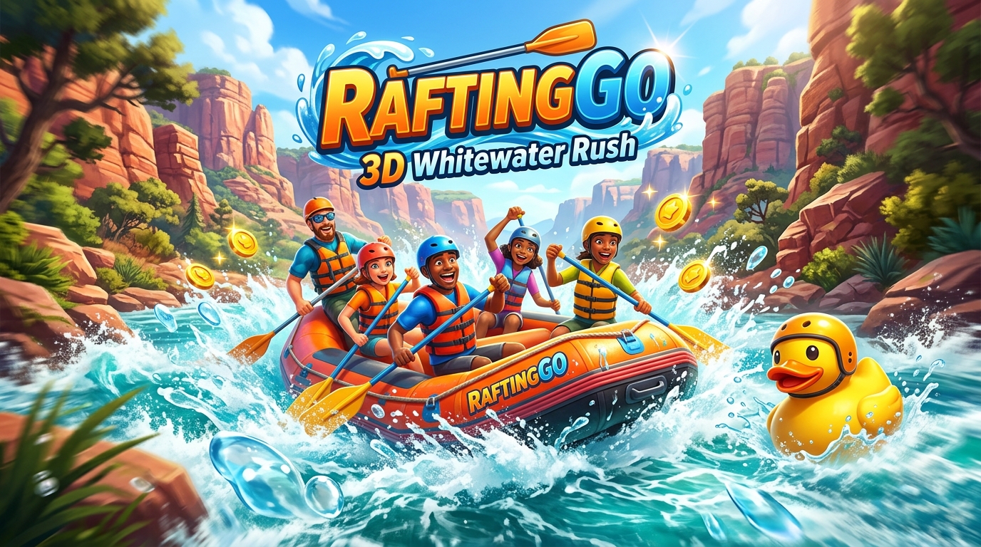 RaftingGO 3D Whitewater Rush Feature Graphic